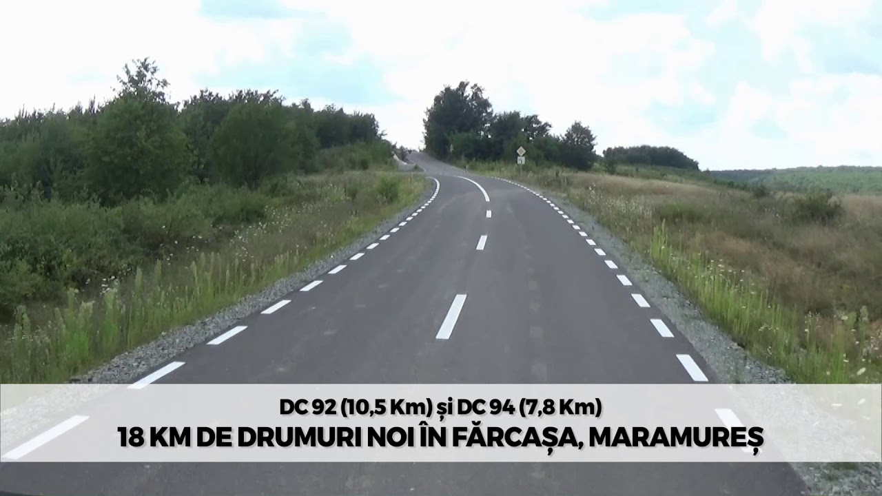 18 km de drumuri noi în Fărcașa, județul Maramureș