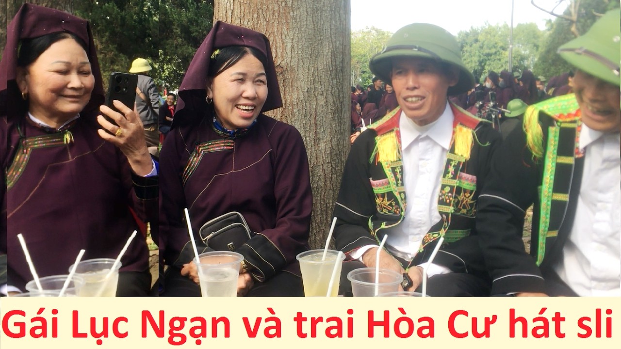 .Gái Lục Ngạn và trai Hòa Cư hát sli hội Kỳ Lừa -  #2 #hatslilangson