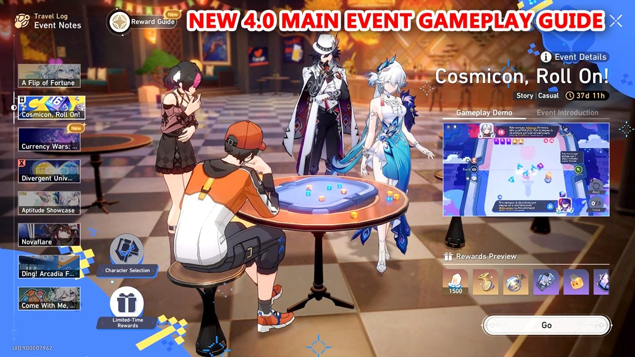Honkai Star Rail : Cosmicon, Roll On! : New 4.0 Main Event Gameplay Guide