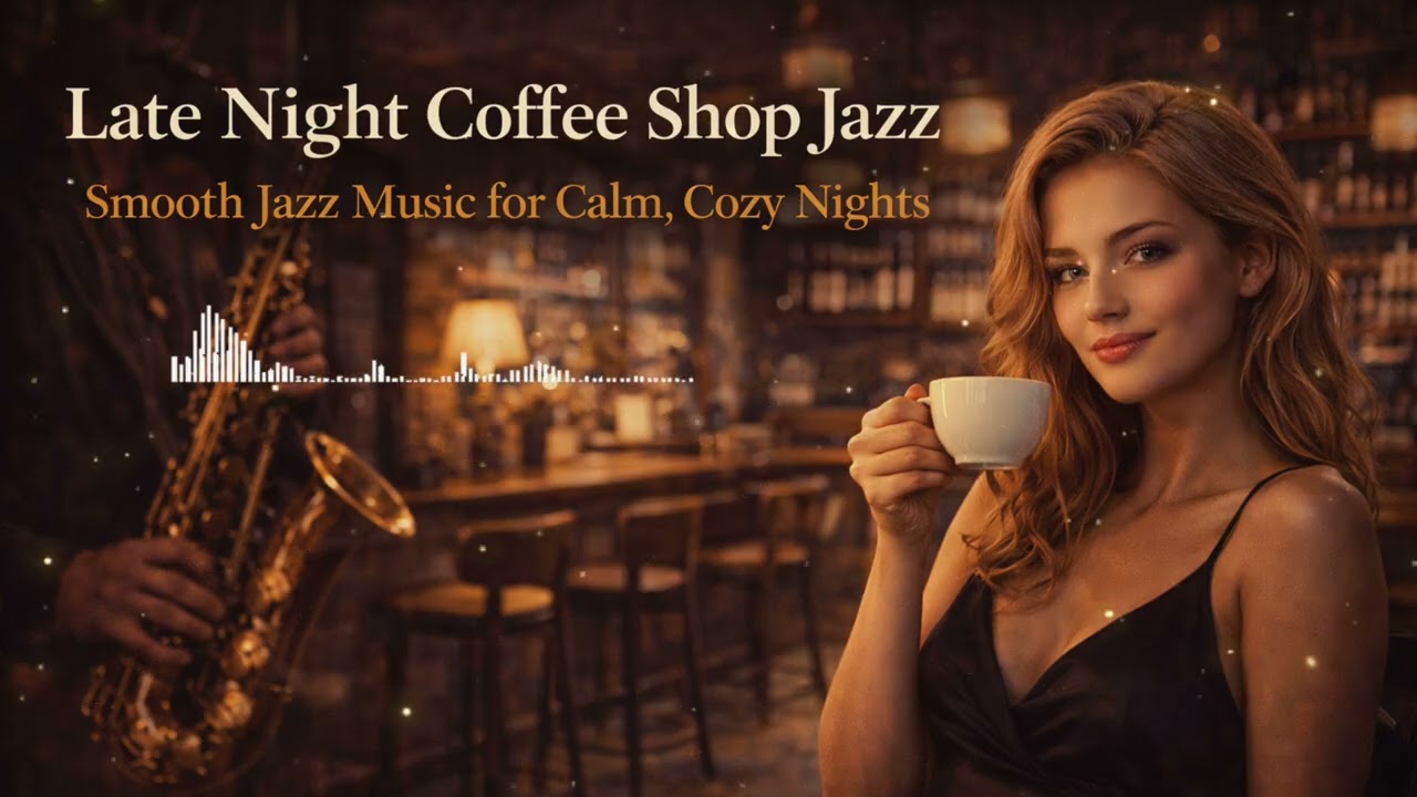 Late Night Jazz Saxophone with Female Vocal   Smooth Night Music For Clam & Cozy Night