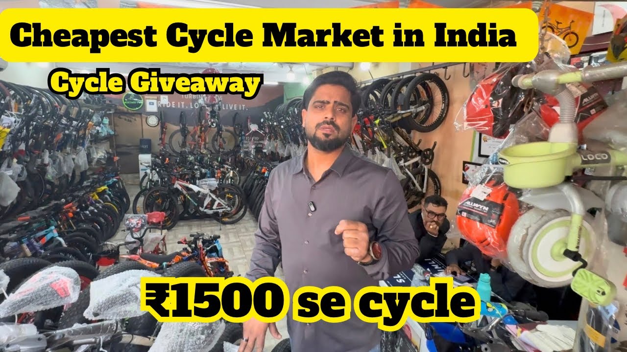 Cheapest Wholesale cycle market in India, Folding-Electric-Fat tyre cycle, Dirt Bike in India