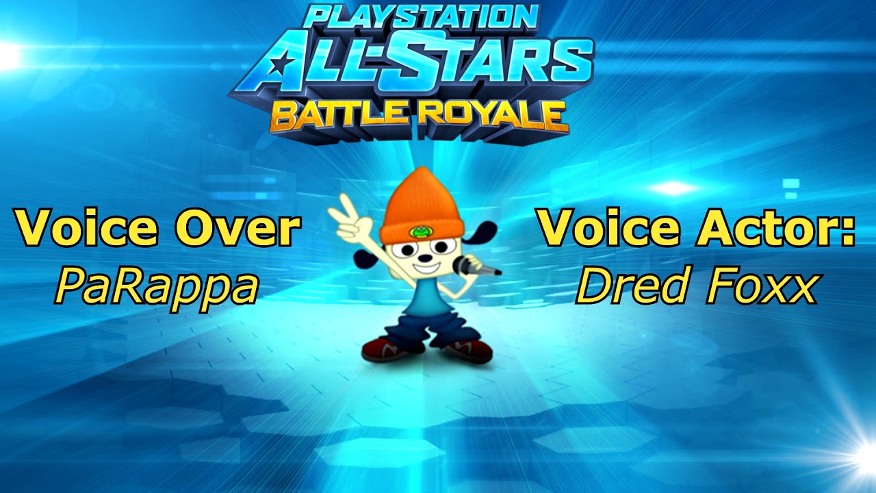 PaRappa - Voice Over - PlayStation All-Stars Battle Royale FX