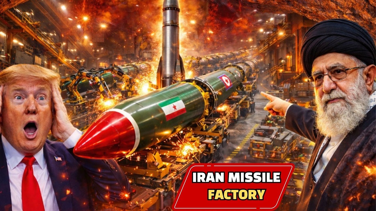 Inside Iran's Secret Missile Factory: Mass Producing Ballistic Missiles (Full Process)