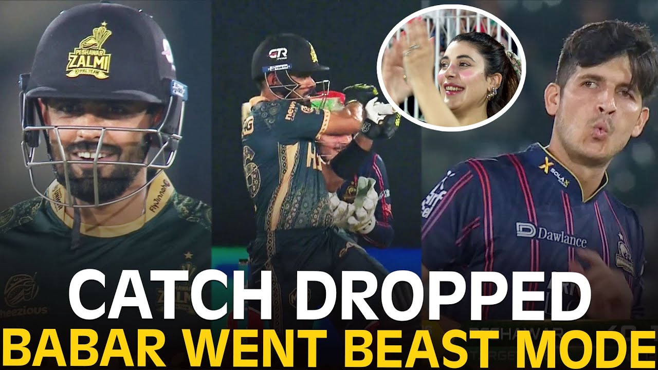 Dropped Catch | Then Pure Class &ndash; Babar Azam&rsquo;s Brutal Response 👊| HBL PSL X | M3O1K