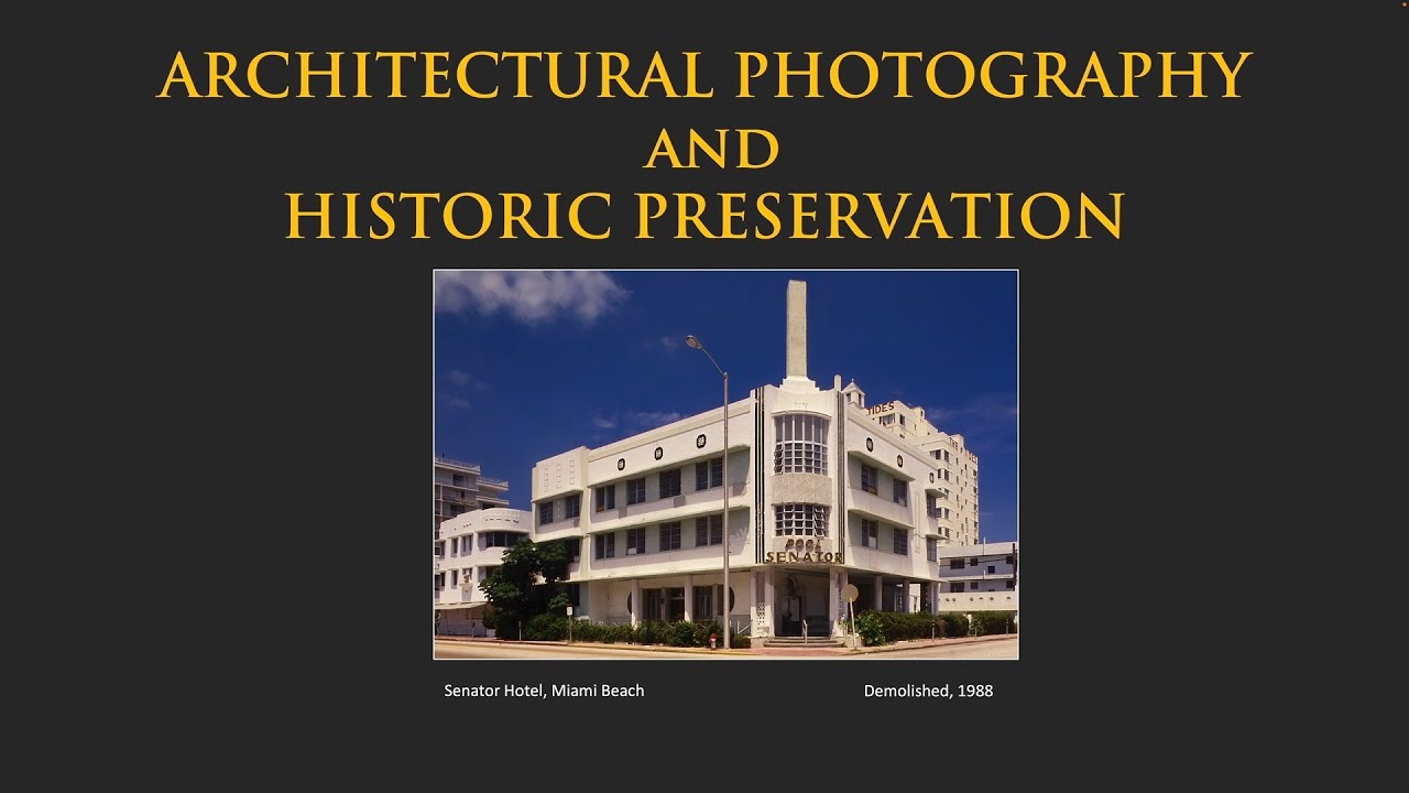 Архитектурная фотография и сохранение исторического наследия