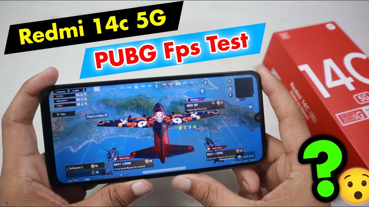 Redmi 14c 5G Pubg Test || Redmi 14c 5G Graphics Test With Fps? 🔥
