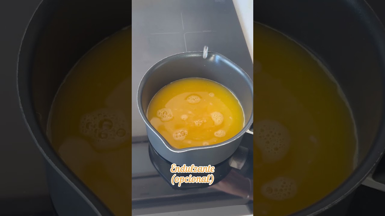 Postre de naranja, con 2 ingredientes y bajo ￼en Kcal
