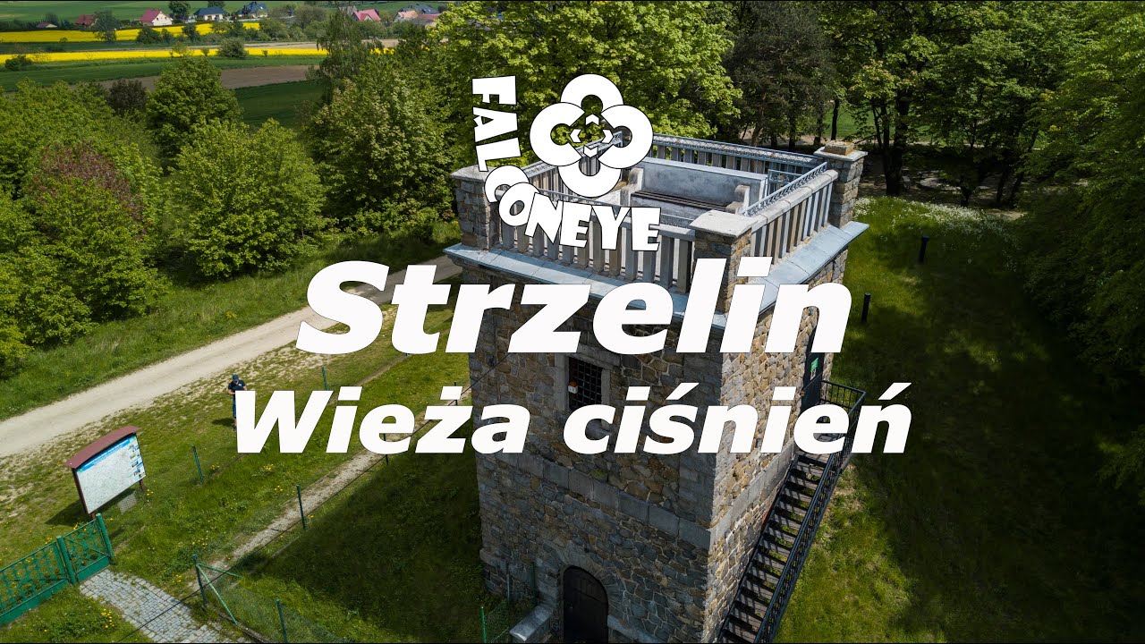 Strzelin Wieża Ciśnień 4K dron