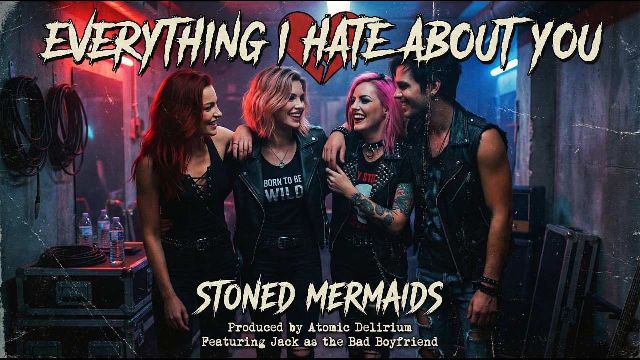Stoned Mermaids  –  Everything I Hate About You | Glam‑Rock / Alt‑Rock Anthem