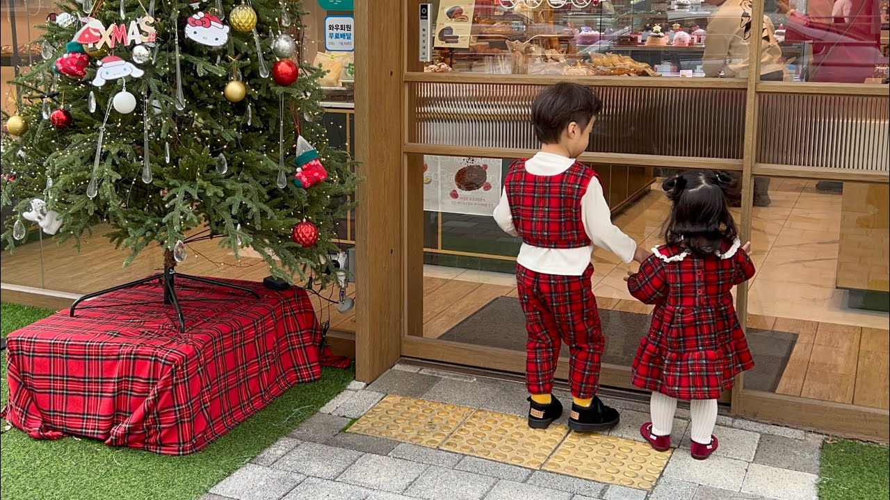 14갤&40갤 연말룩 남매룩 귀염둥이들🎄