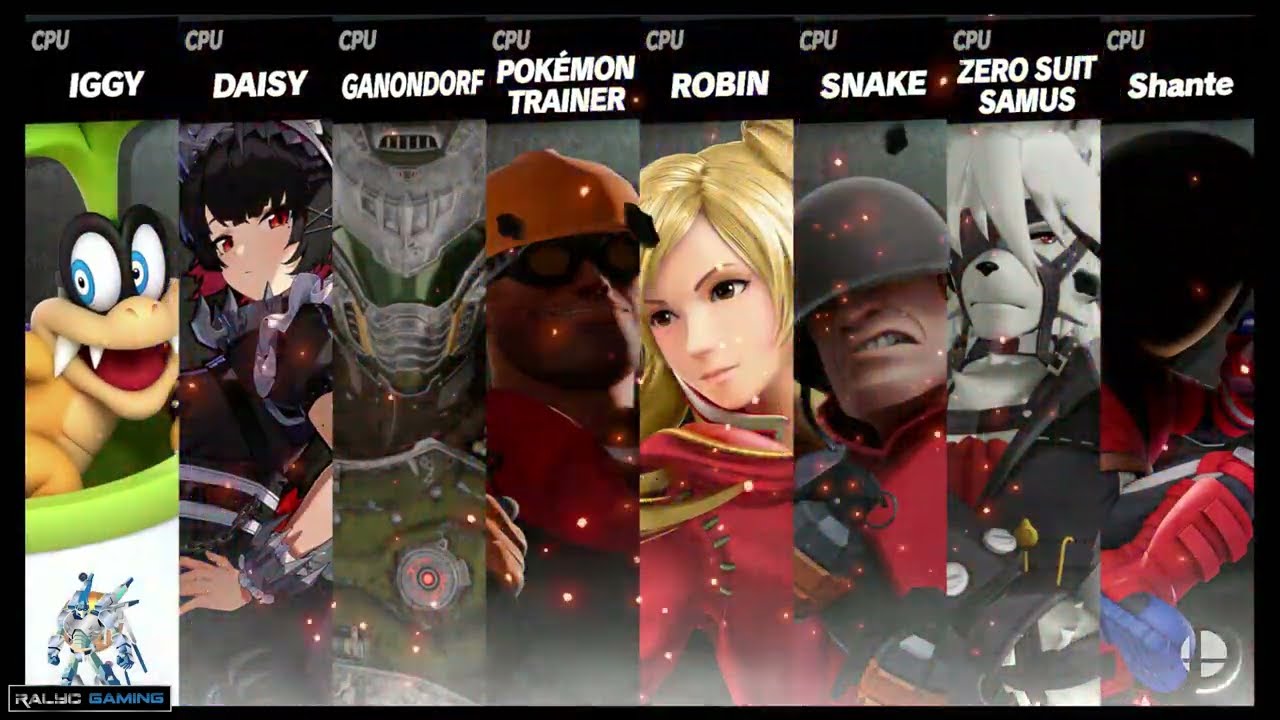Iggy vs Ellen Joe vs Doom Slayer vs Engineer vs Robin vs Soldier vs Von Lycaon vs Shante
