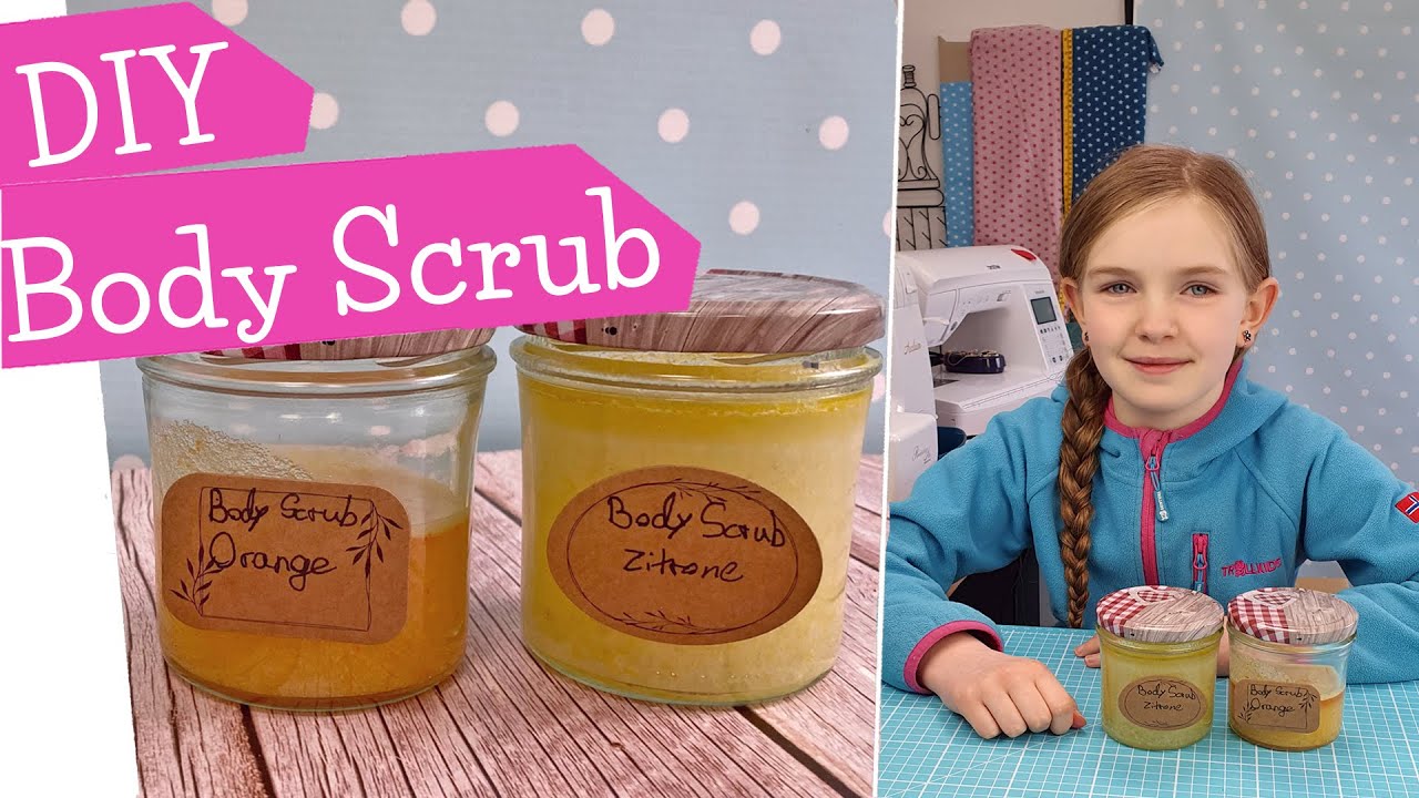 DIY Body Scrub | Body Peeling selbermachen aus 3 Zutaten | Naturkosmetik | DIY Anleitung | mommymade