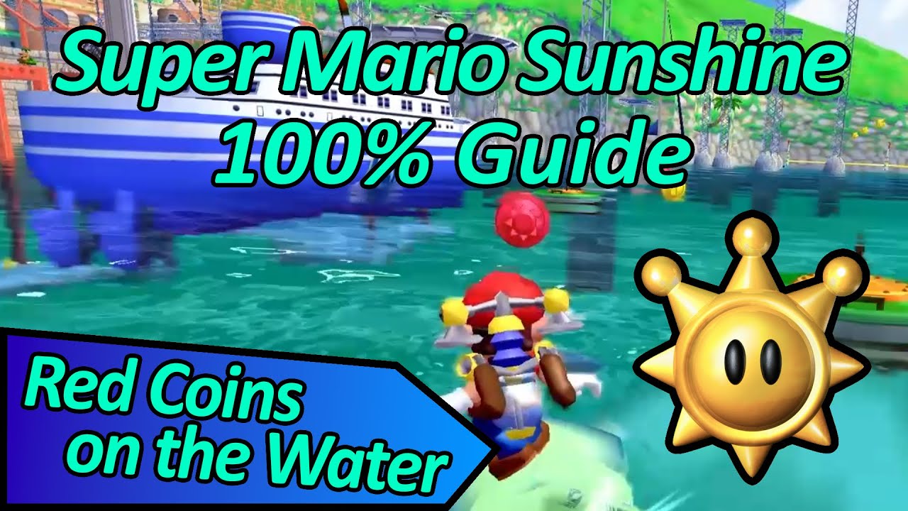 Красные монеты на воде — 100% руководство по Super Mario Sunshine