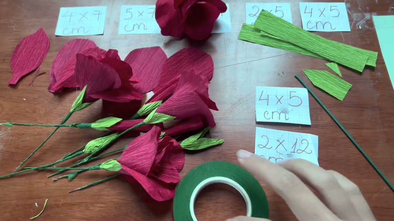Cách Làm Hoa Lay Ơn Bằng Giấy #5