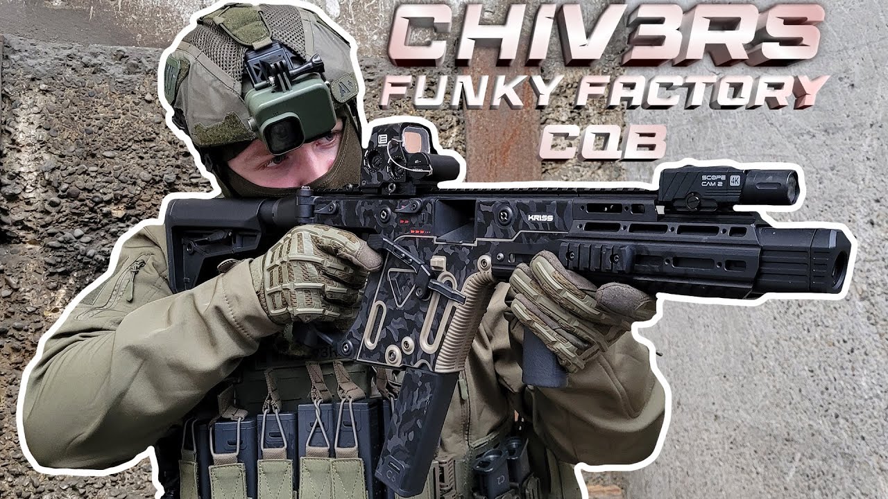 AIRSOFT CQB Funky Factory - Chiv3rs - Kriss Vector