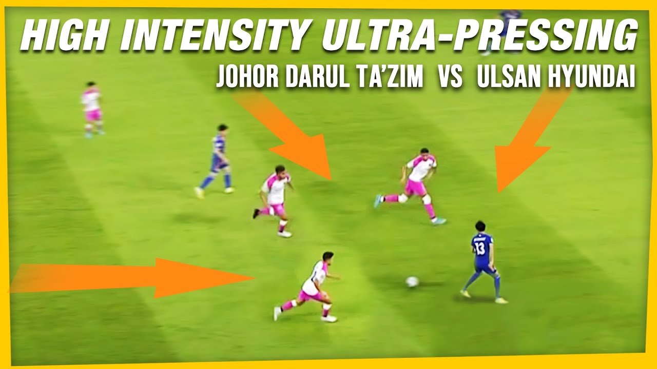 When JDT play Ultra Pressing and defeated Ulsan Hyundai FC - AFC Champions League 2022