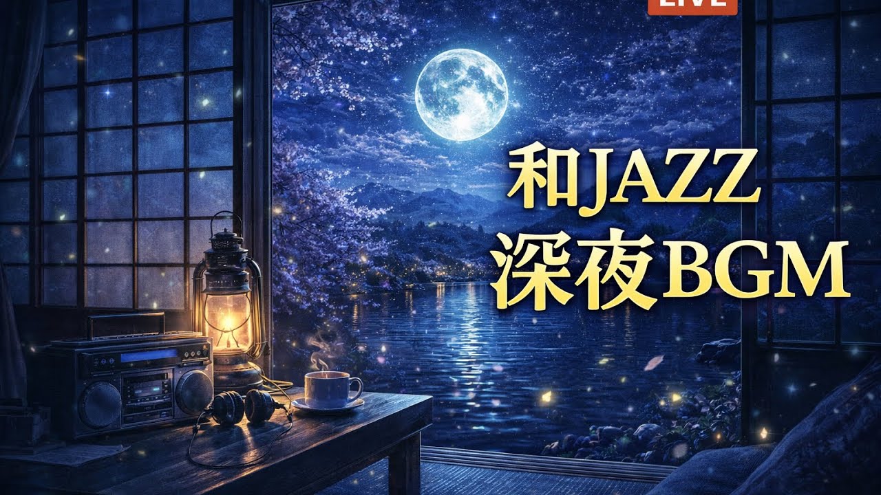 「また来週へ整える夜 ─ 寝落ち和JAZZ配信」Reset your mind for the new week