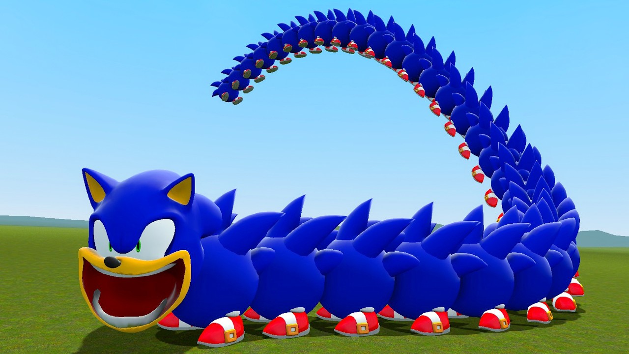 I FOUND NEW ROBLOX HUNGRY SONIC WORM in Garry's Mod
