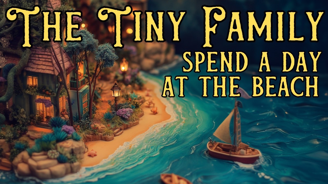 The COZIEST STORY for SLEEP | The Tiny Family Spend a Day at the Beach | Bedtime Story for Grown Ups