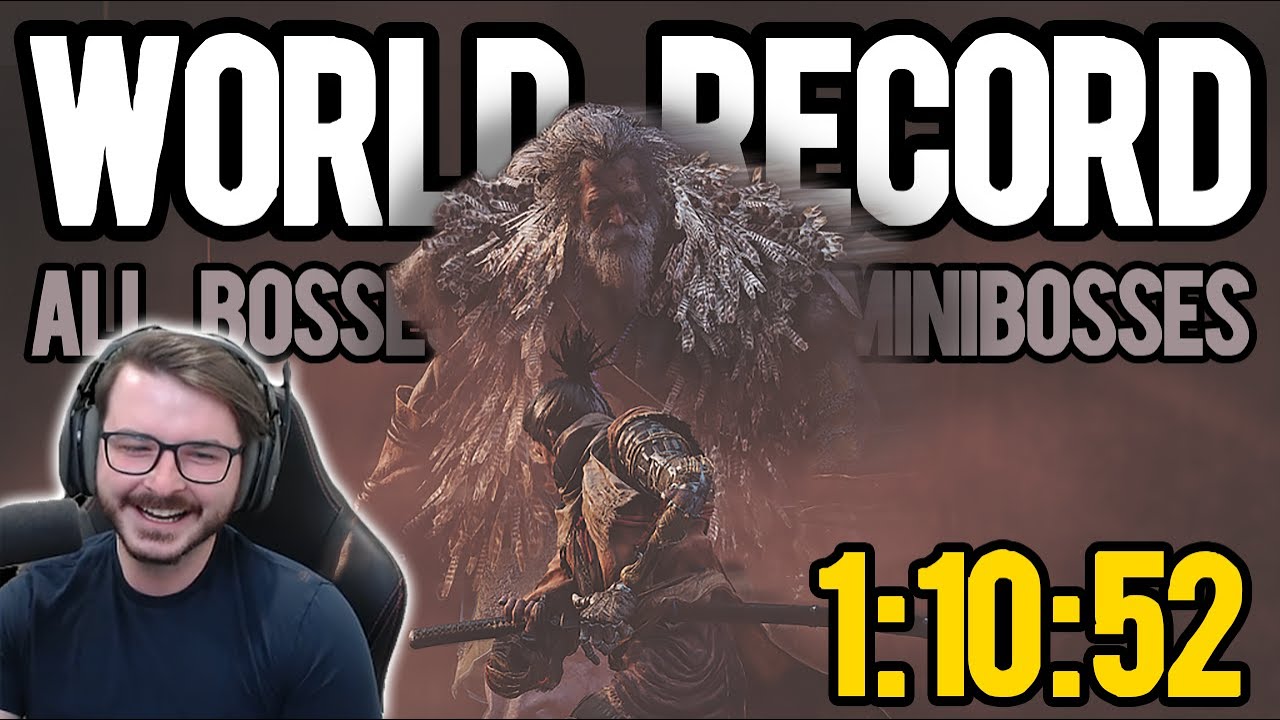 Sekiro All Bosses Speedrun in 1:10:52 World Record (Glitchless) [WORLD'S FIRST SUB 11]