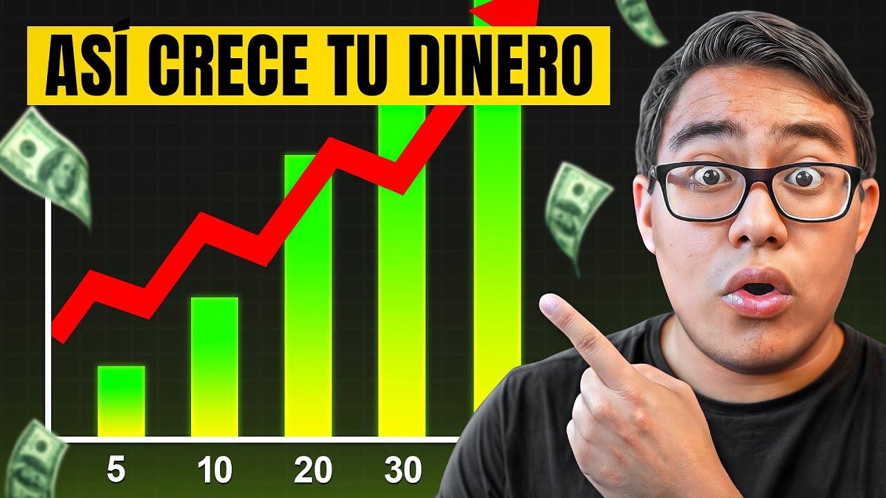 Así crece tu dinero si inviertes en la bolsa (con interés compuesto explicado fácil)
