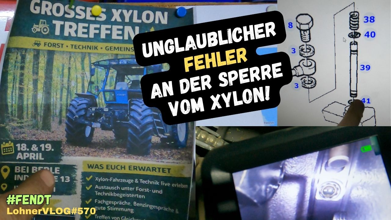 LohnerVLOG#570 Unglaublicher Fehler an der Sperre unseres Fendt Xylon 524 I Treffen in Bad Wurzach