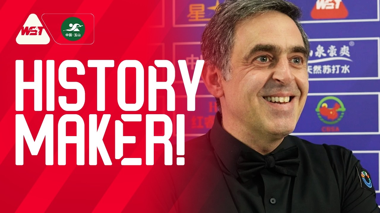 Ronnie O'Sullivan REACTS After Making Highest EVER Break (153)