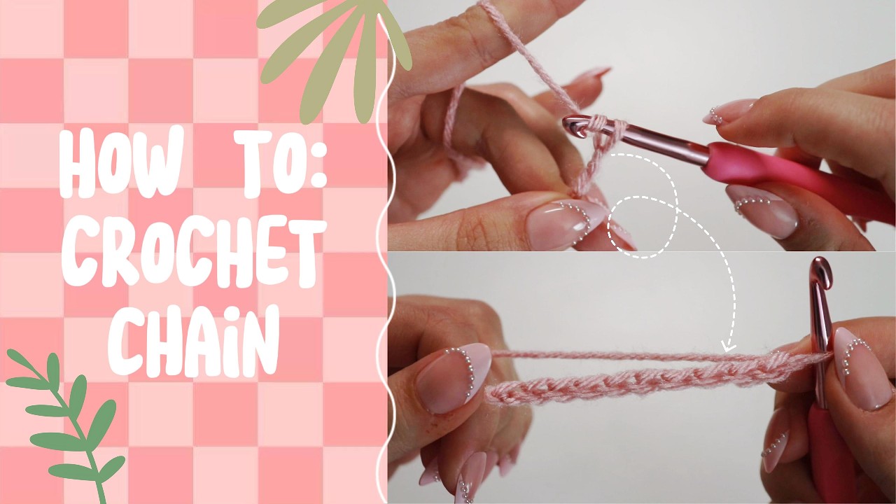 how to crochet: chain (for the absolute beginner)