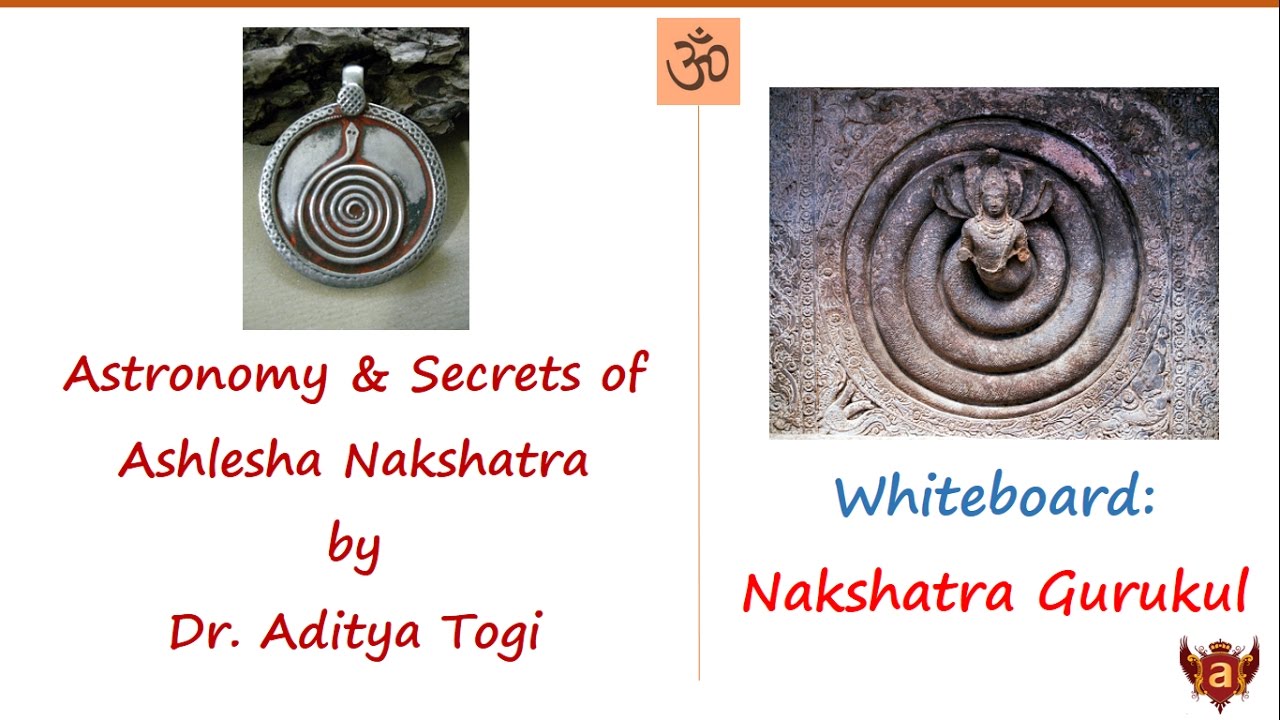 Whiteboard: Astronomy and Secrets of Ashlesha Nakshatra by Dr. Aditya Togi
