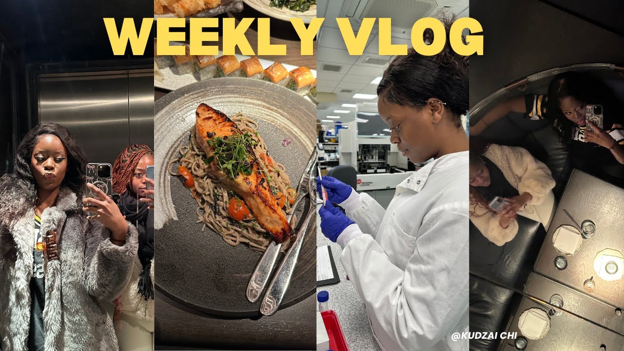 First Day as a Medical laboratory assistant| makeup appointments, Aqua Kyoto London &more🥼👩🏽‍🔬🧫