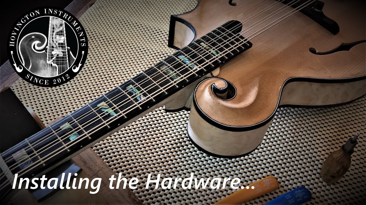 Tailpiece, strings & tuners installation.