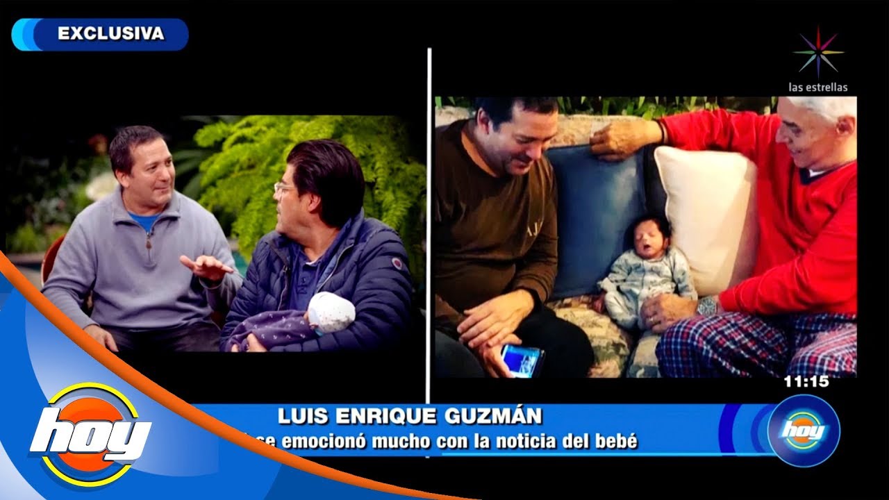 Enrique Guzmán se quedó sin palabras cuando conoció a su primer nieto | Ponle la cola al Burro | Hoy