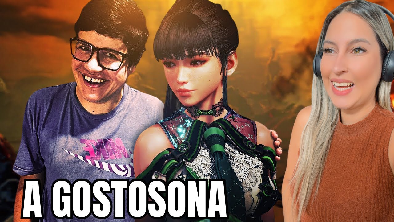 REACT Games EduUu: AÇÃO COM A ̶G̶OS̶T̶OS̶0N̶A̶ 😏 - Stellar Blade