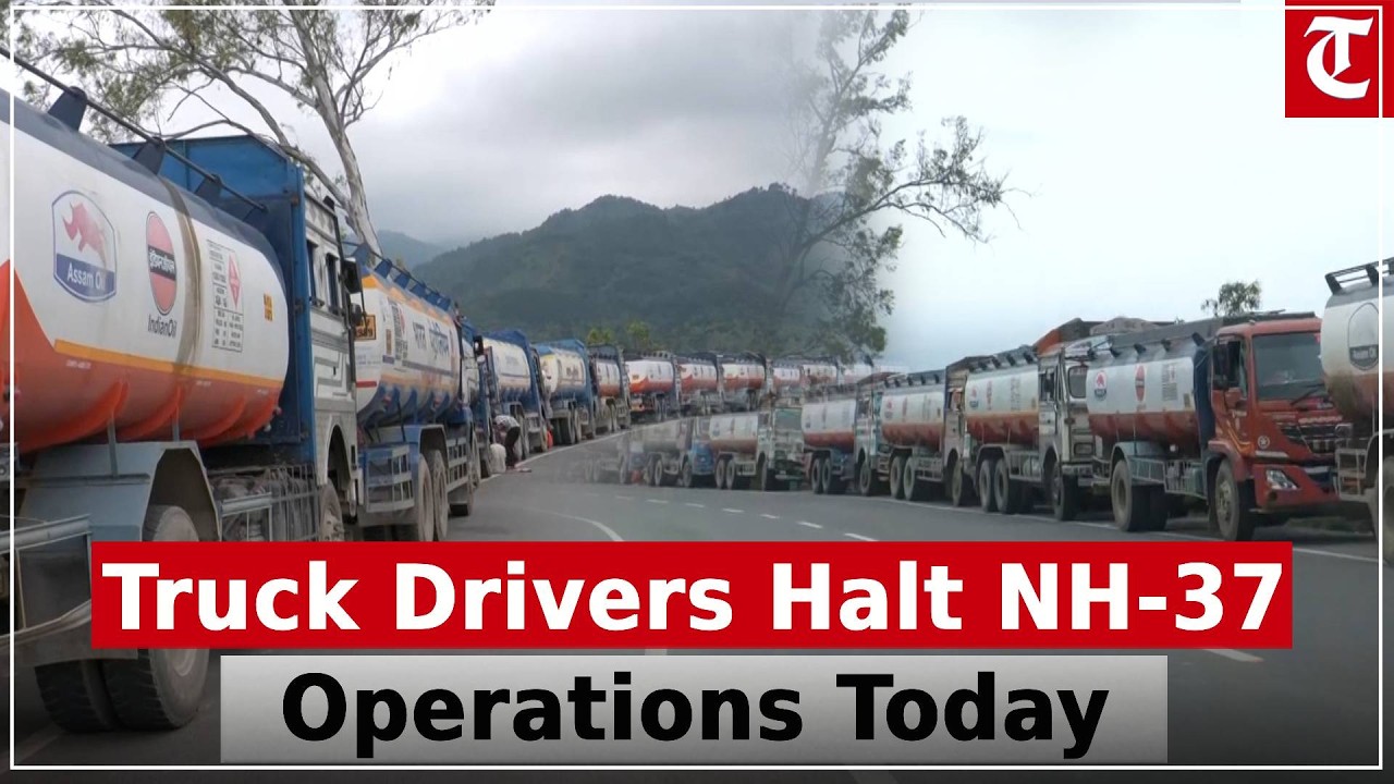 Imphal Truck Drivers Suspend NH-37 Operations After Ambush Killing, Demand Strong Security