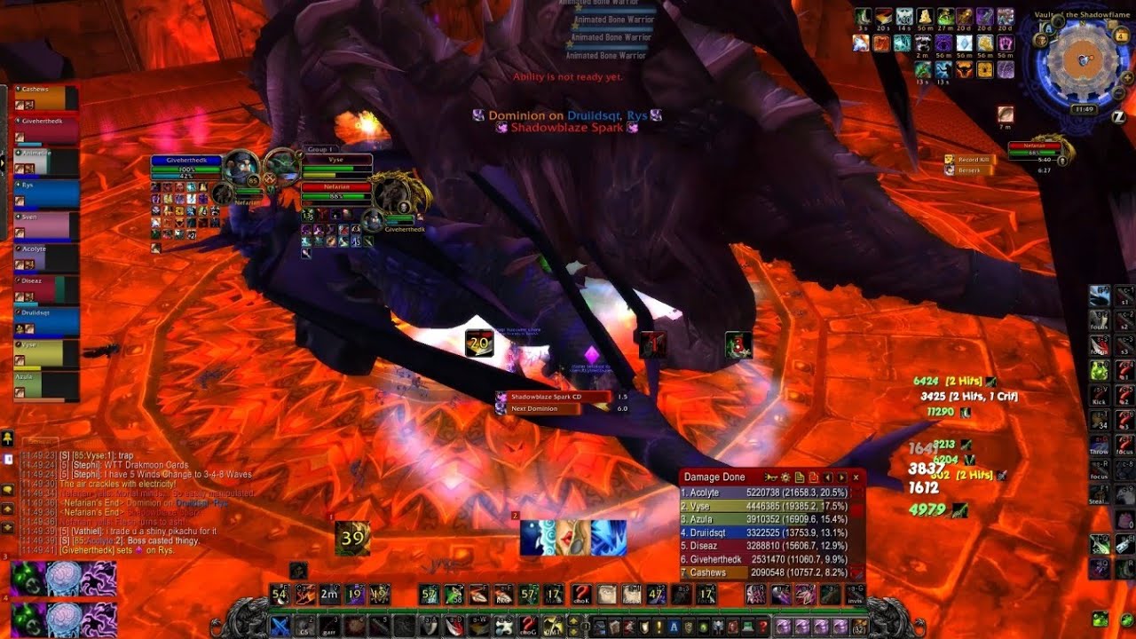 Cataclysm 4.0.3 Patch - Nefarian's End Heroic 10 Man (Whitemane)
