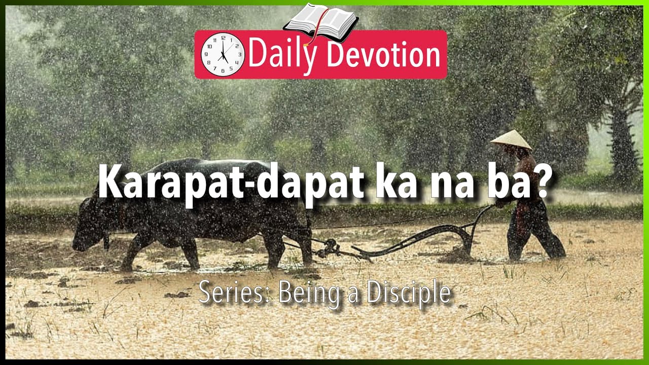 May 10: Luke 9:57-62 - Fit for service - 365 Daily Devotions