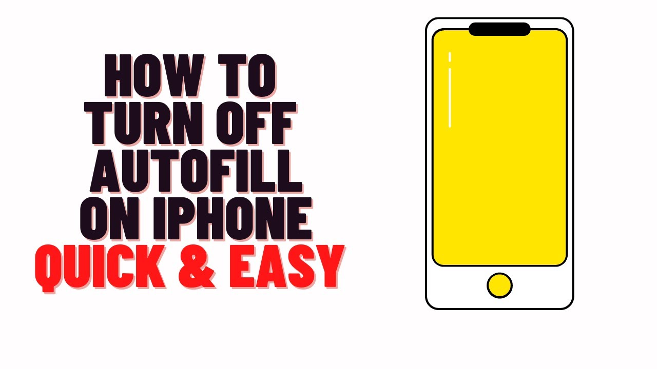 how to turn off autofill on iphone,How to disable the autofill feature in your safari browser