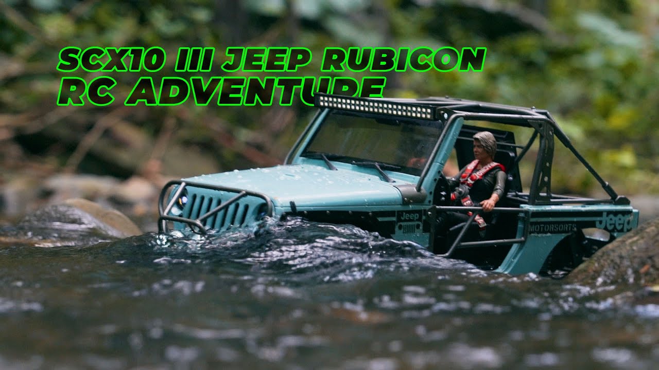 Rc Crawler Axial SCX10 III Jeep Rubicon Adventure Off-Road Driving 4x4 Rc Car | E3S-RC