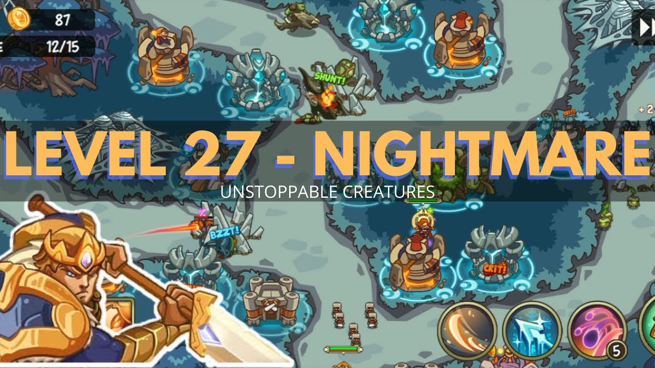 Empire Warrior TD: Level 27 - NIGHTMARE / NEW MAP VERSION