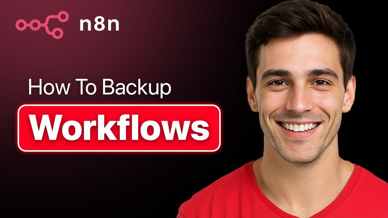 How To Backup Your n8n Automation Workflows - Step By Step (2025 Guide)