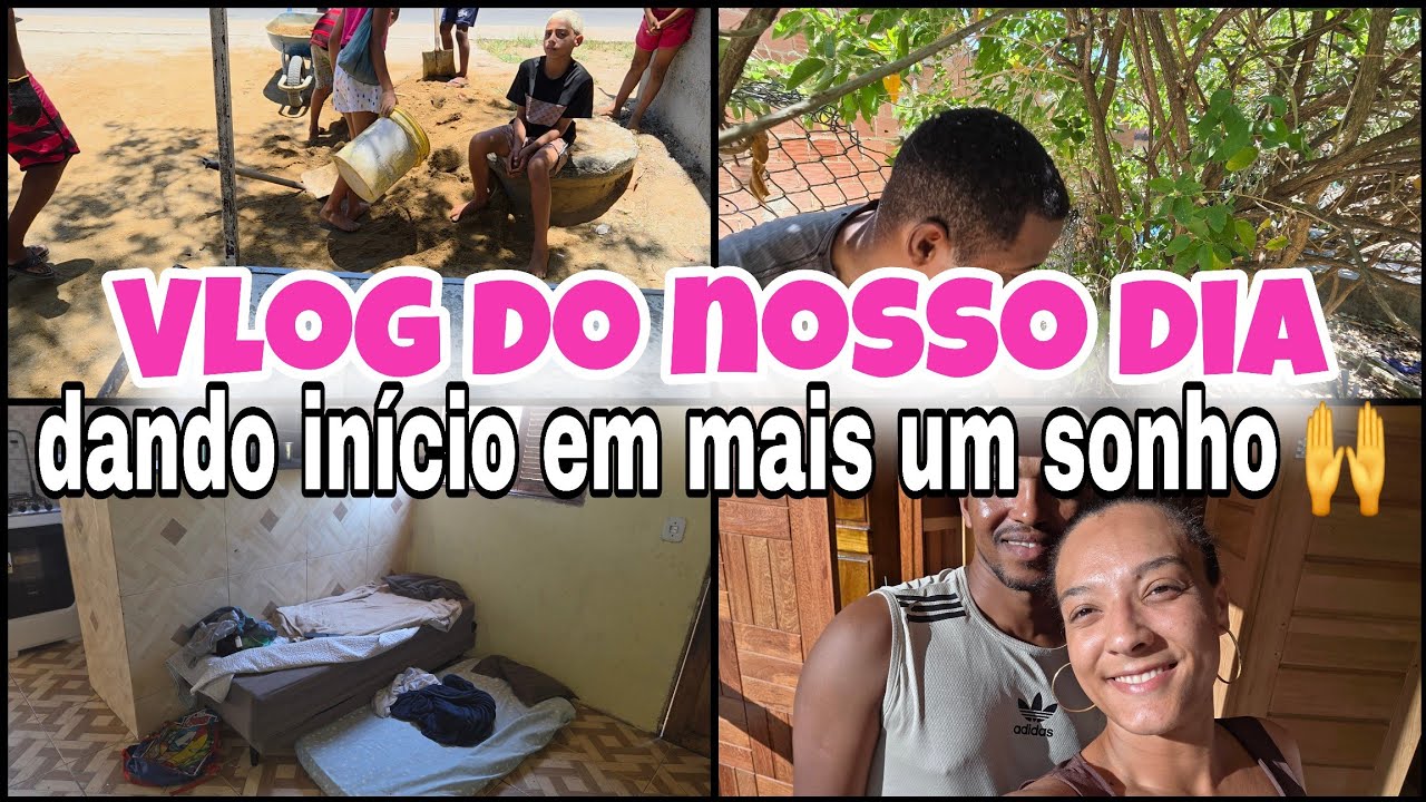 COMECAMOS A DAR INÍCIO A NOSSA OBRA, COMPRAMOS MATERIAL DE CONSTRUÇÃO 🙌 início de um sonho ❤️