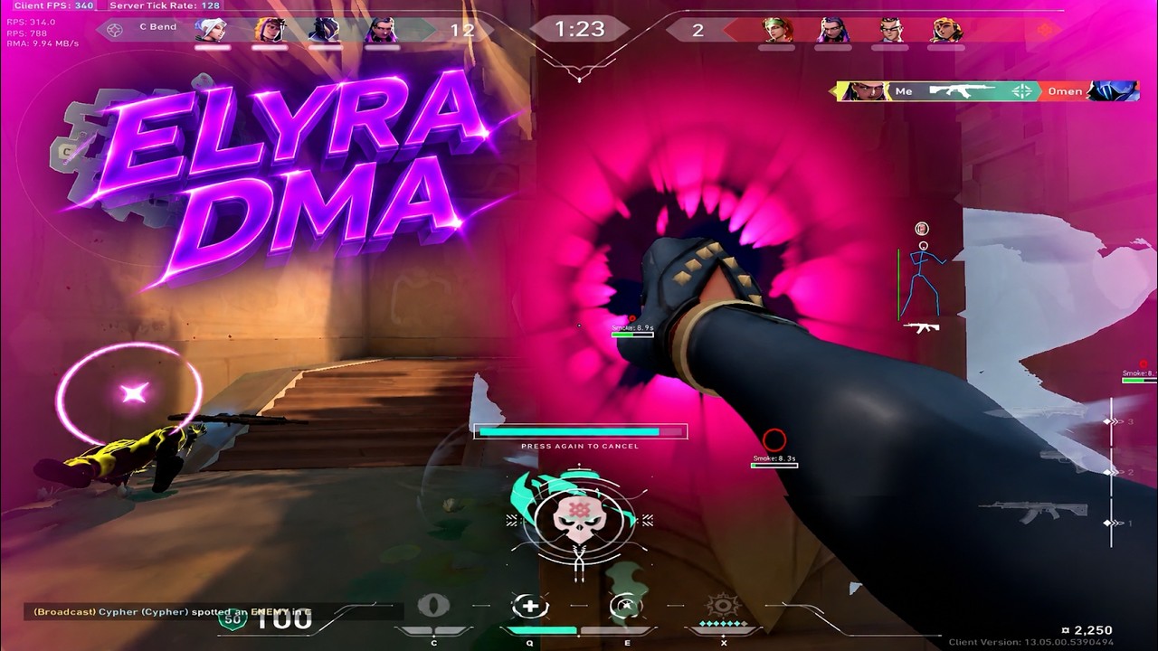 CHEATING ON VALORANT WITH THE BEST DMA FIRMWARE | ft. ELYRA