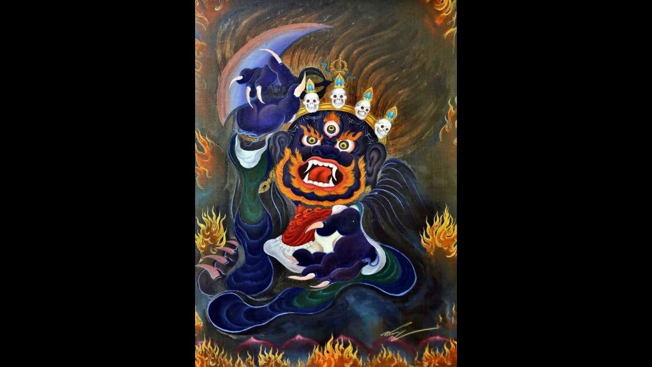 大黑天瑪哈嘎喇心咒（the mantra of Mahakala）（adam - 227）