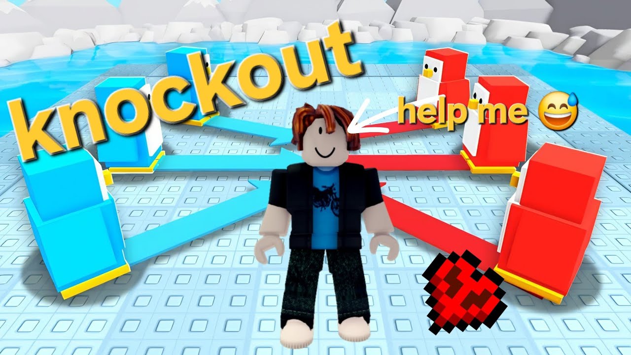 De retour sur roblox pour knockout (je suis noob)😅