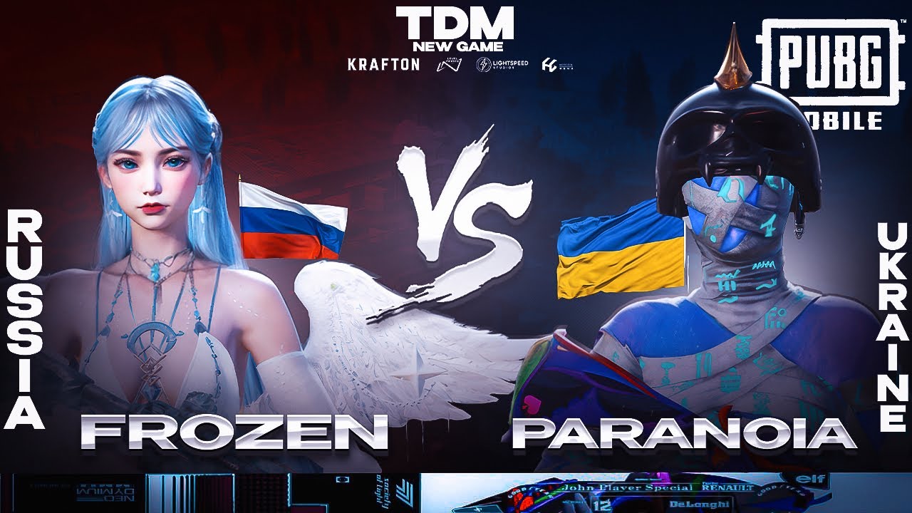 TDM FROZEN vs PARANOIA  | 15 PRO MAX | PUBG MOBILE