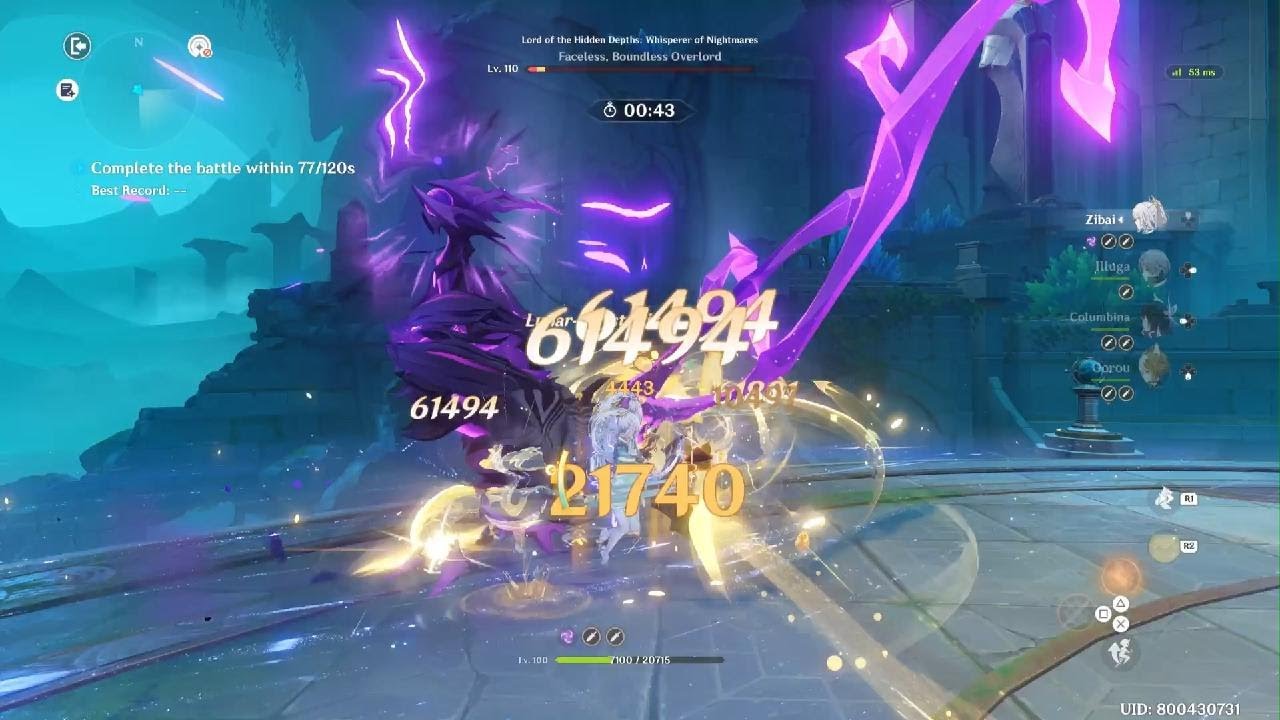 C6 Zibai BEST FOURTH SLOT? Genshin Impact