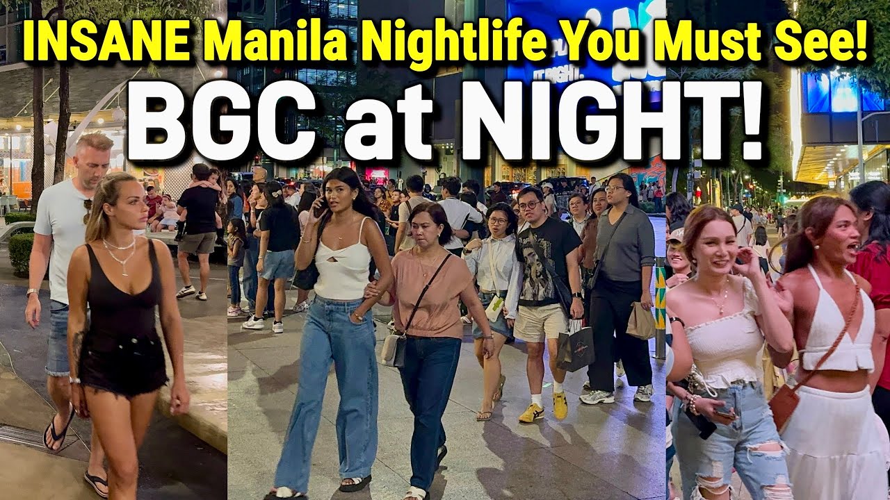 BGC Philippines at Night 2026 🇵🇭 The Ultimate Modern Manila Nightlife Walking Tour!
