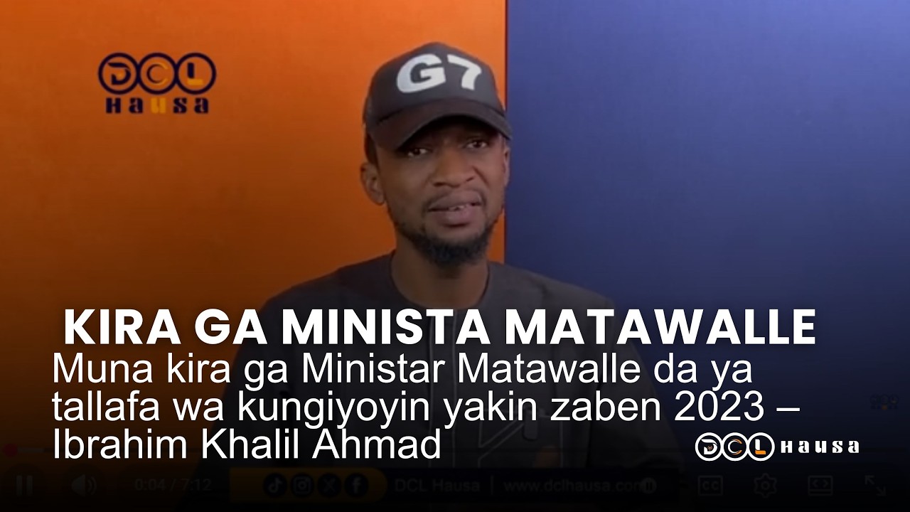 Muna kira ga Ministar Matawalle da ya tallafa wa kungiyoyin yakin zaben 2023 – Ibrahim Khalil Ahmad
