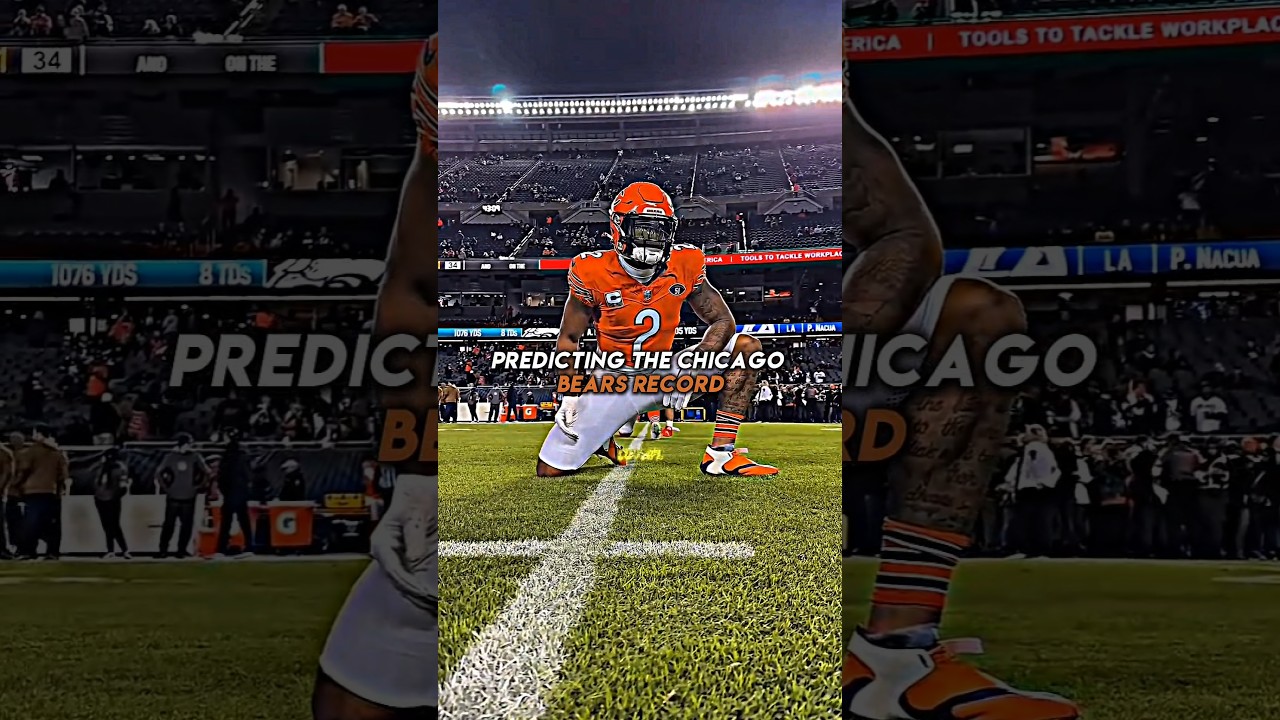 Predicting The Chicago Bears Record #nfl #shorts