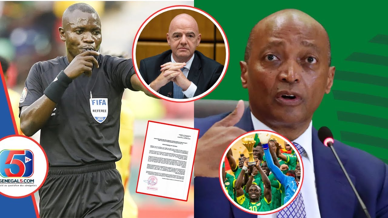 Décision de la CAF: Ce que Risque l’Arbitre qui a Sifflé le Match Sénégal et Maroc, Des Révélations…
